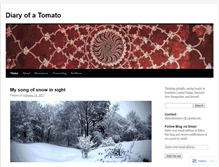 Tablet Screenshot of diaryofatomato.com